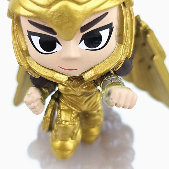 Funko Mystery Minis DC Comics Wonder Woman 1984 Gold Flying Pose Vinyl Figure 3" - Picture 10 of 11